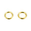 304 Stainless Steel 4mm Closed Jump Rings, gold-plated, additional photo