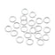 Sterling Silver 4mm Closed Jump Rings, additional photo