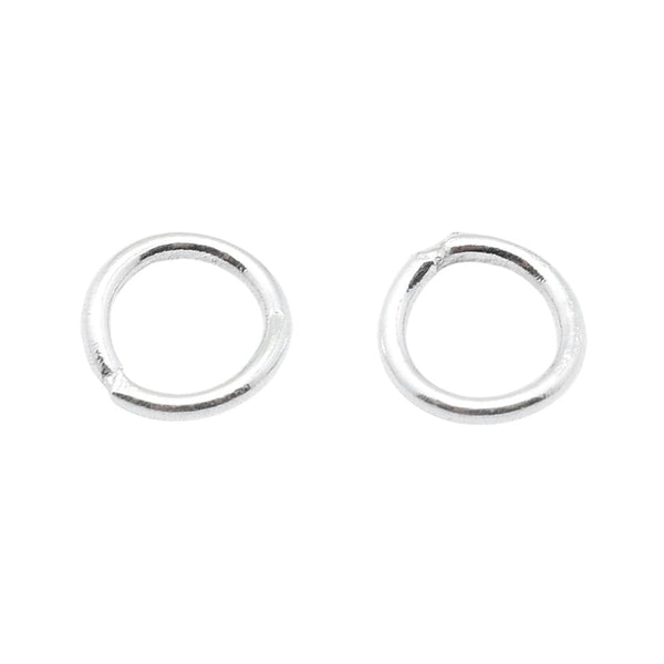 Sterling Silver 5mm Closed Jump Rings
