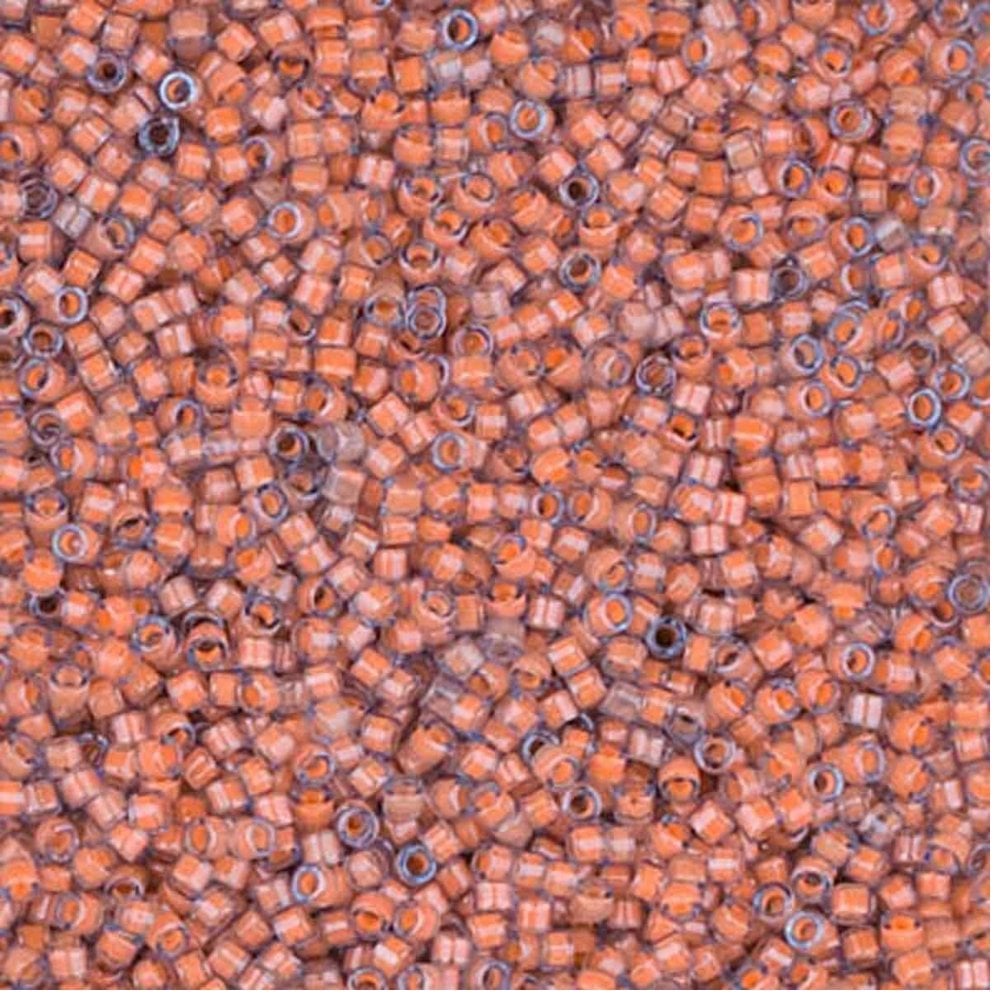 Miyuki 11/0 Delica Seed Beads, luminous sea coral (DB2042)