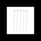 304 Stainless Steel 40mm Eyepins Findings, original colour
