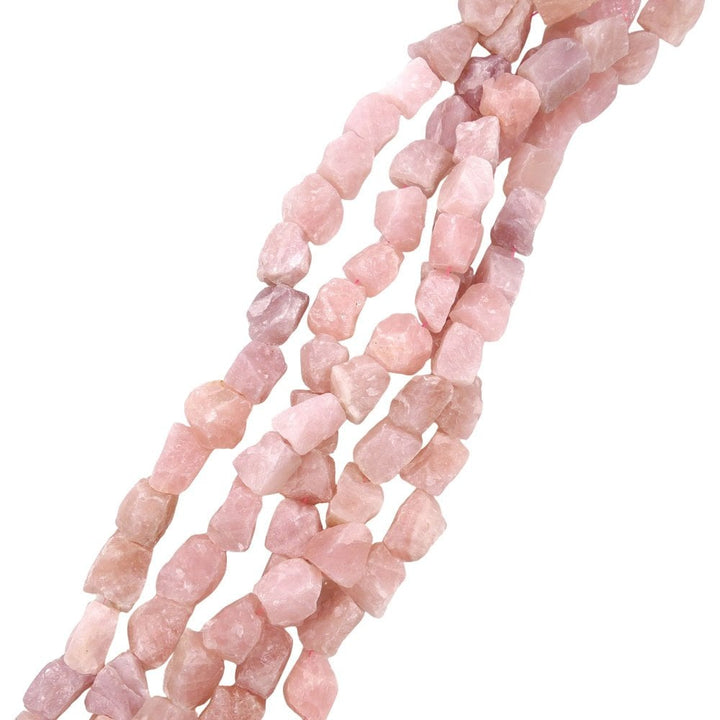 Rose Quartz Nuggets Semi Precious Stone 15x18mm