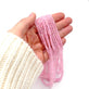 Rose Quartz Faceted Rondelles Semi Precious Stone Beads 3x4mm