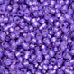 Miyuki Seed Beads 11/0, lilac silver lined alabaster
