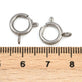 304 Stainless Steel Bolt Ring Clasp 10mm, original colour, additional photo