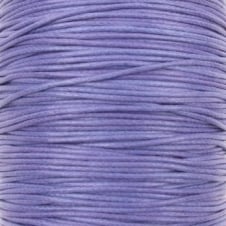 0.6mm Waxed Cotton Cord - Lilac - 10m