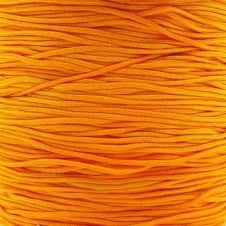 0.8mm Shamballa/Chinese Knotting Nylon Cord - Light Orange - 10m