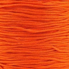 0.8mm Shamballa/Chinese Knotting Nylon Cord - Orange - 10m