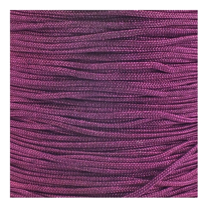 0.8mm Shamballa/Chinese Knotting Nylon Cord - Purple - 10m