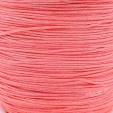 0.8mm Shamballa/Chinese Knotting Nylon Cord - Salmon Pink - 10m