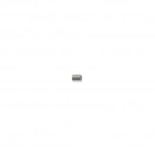 1.3mm Tube Crimps - Silver Plated - 200pcs