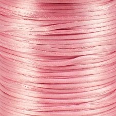 1.5mm Rattail Satin Cord - Baby Pink - 5m