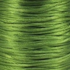 1.5mm Rattail Satin Cord - Olive - 5m