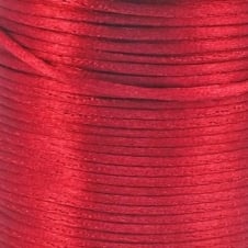1.5mm Rattail Satin Cord - Wine - 5m