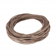1.5mm Round Leather Cord - Natural - 5m