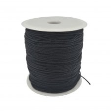 1.5mm Shamballa/Chinese Knotting Nylon Cord - Black - 1 Roll (150m)