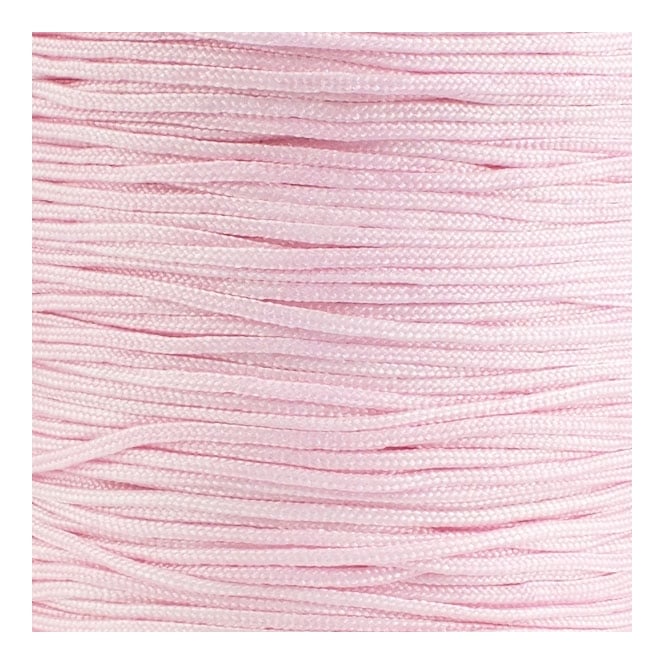 1.5mm Shamballa/Chinese Knotting Nylon Cord - Light Pink - 5m