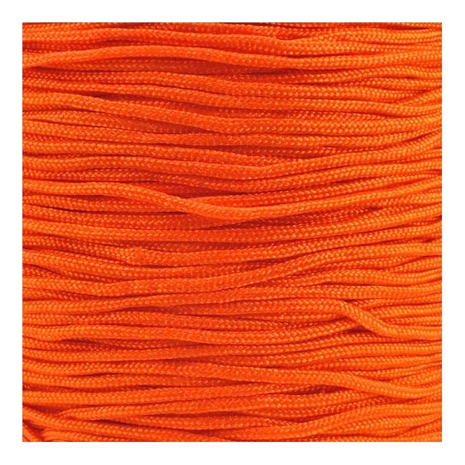 1.5mm Shamballa/Chinese Knotting Nylon Cord - Orange - 5m
