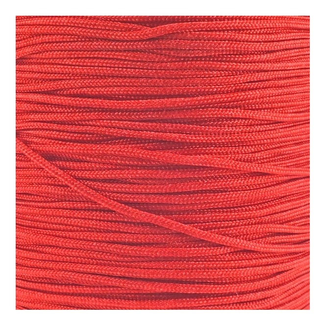 1.5mm Shamballa/Chinese Knotting Nylon Cord - Red - 5m