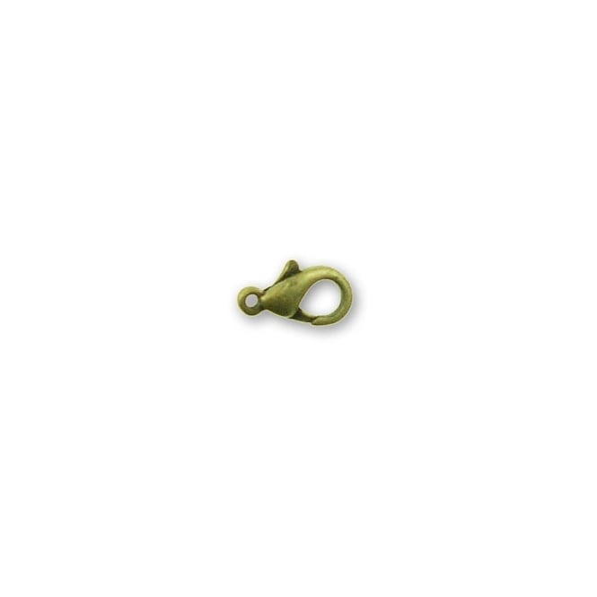 10mm Trigger/Lobster Clasp Catch - Antique Brass Plated - 10pk