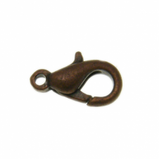 10mm Trigger/Lobster Clasp Catch - Antique Copper Plated - 10pk