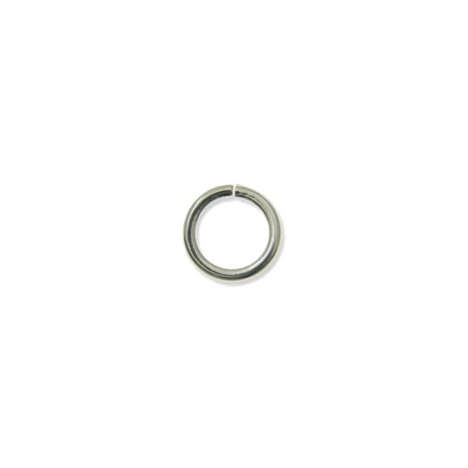 12mm Thick Jump Rings (1.2mm) - Silver Plated - 200pk