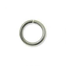 12mm Thick Jump Rings (1.2mm) - Silver Plated - 200pk