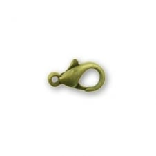 12mm Trigger/Lobster Clasp Catch - Antique Brass Plated - 10pk
