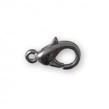 12mm Trigger/Lobster Clasp Catch - Black Plated - 10pk