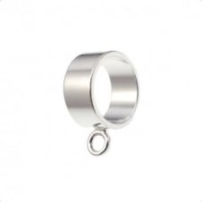 13x6mm Pendant Slide - Silver Plated - 2pcs