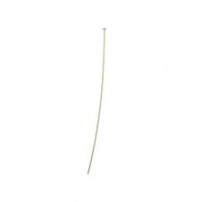 14k Gold Filled - 50mm Flat Head Pin (wire dia 0.50mm) - 2pcs