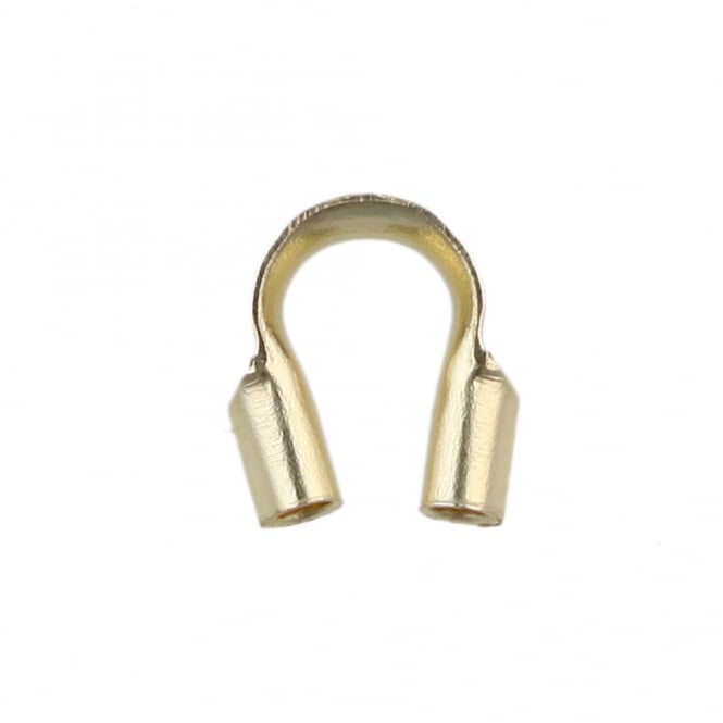 14k Gold Filled - Wire Guard Protector Necklace End - 10pcs