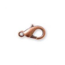 14mm Trigger/Lobster Clasp Catch - Antique Copper Plated - 10pk