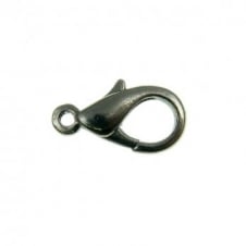 14mm Trigger/Lobster Clasp Catch - Black Plated - 10pk