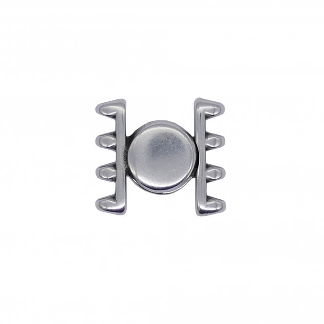 16x18mm Ateni Superduo Magnetic Clasp - Antique Silver Plated - 1pcs