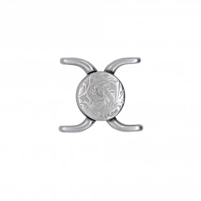 16x18mm Souda II Magnetic Clasp (for 11/0 Seed Beads) - Antique Silver Plated - 1pcs