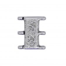 16x20mm Nisida III Magnetic Clasp (for 8/0 Seed Beads) - Antique Silver Plated - 1pcs