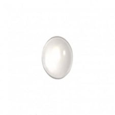 18x13mm Oval Glass Cabochons - Transparent - 10pk