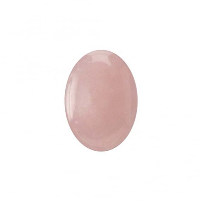 18x25mm Rose Quartz Oval Cabochon - 1pc