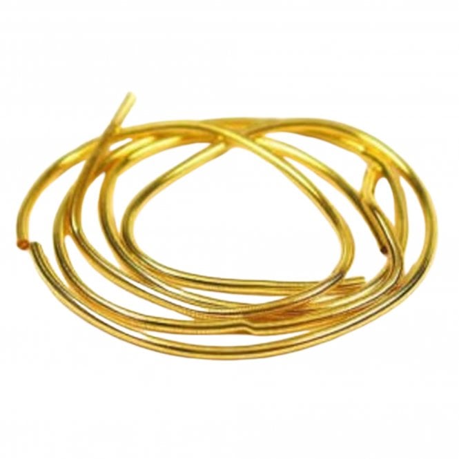 1mm / 75cm French Wire Gimp - Medium -  Gold Plated