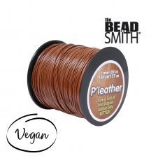 1mm P'leather Vegan Leather - Brown - 5m