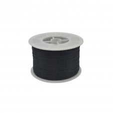 1mm Rattail Satin Cord - Black - 1 Roll (91m)