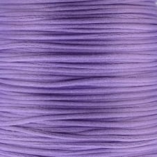 1mm Rattail Satin Cord - Lilac - 5m