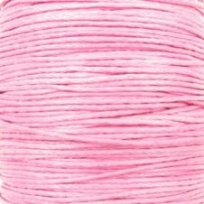 1mm Waxed Cotton Cord - Baby Pink - 10m