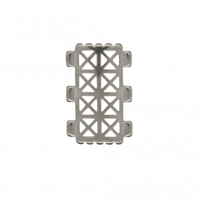 21x31mm Faragas Tila Bead Connector - Antique Silver Plated - 1pcs