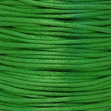 2mm Rattail Satin Cord - Green - 5m