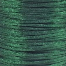 2mm Rattail Satin Cord - Hunter Green - 5m