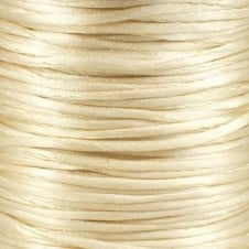 2mm Rattail Satin Cord - Ivory - 5m