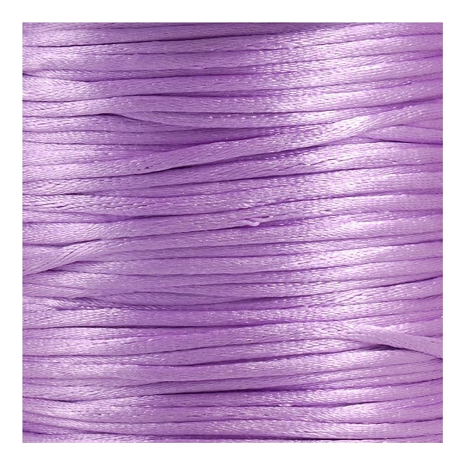 2mm Rattail Satin Cord - Lilac - 5m