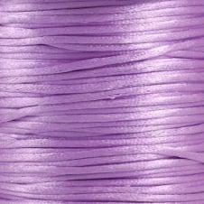 2mm Rattail Satin Cord - Lilac - 5m